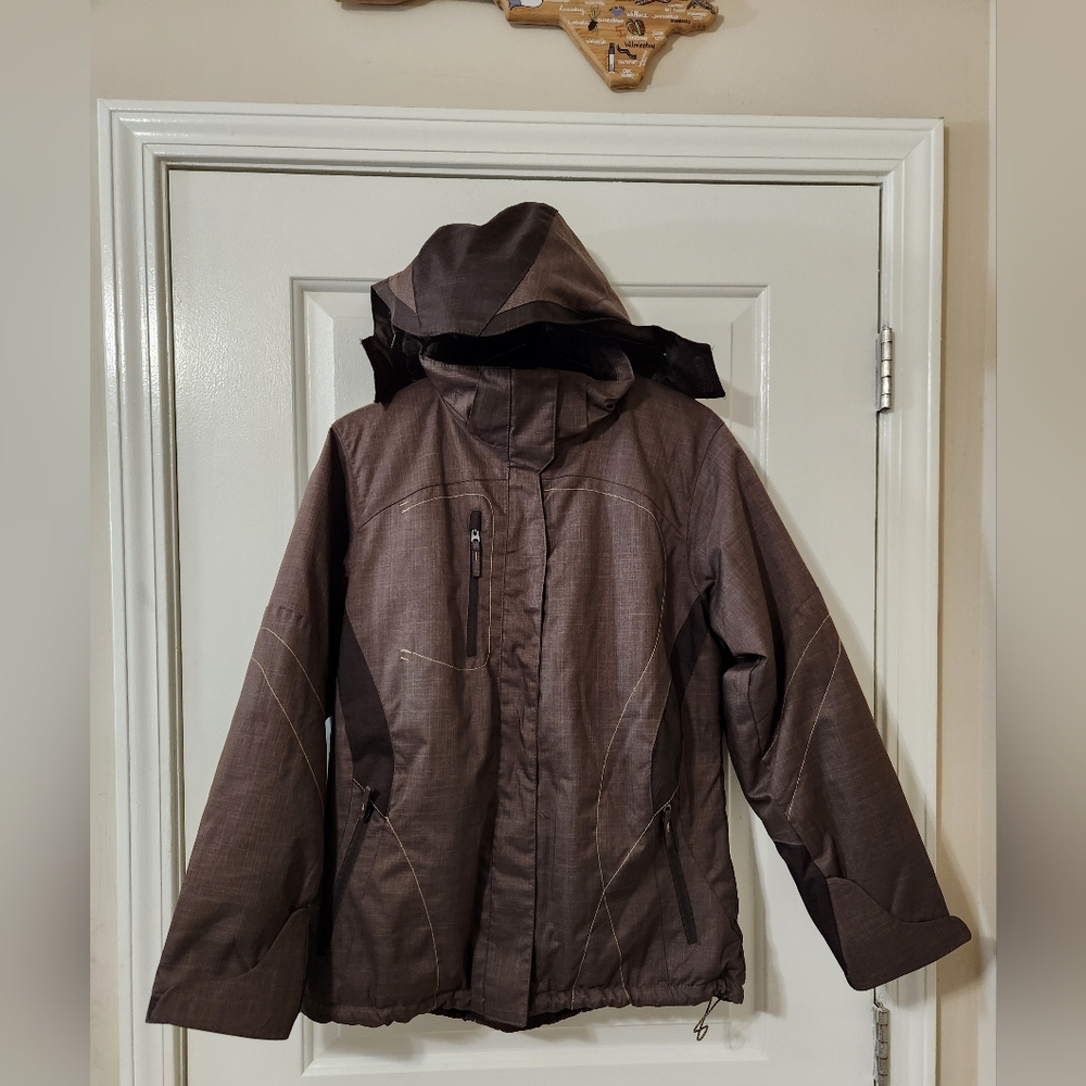 Women's Brownish/Gray Ski & Snow Jacket